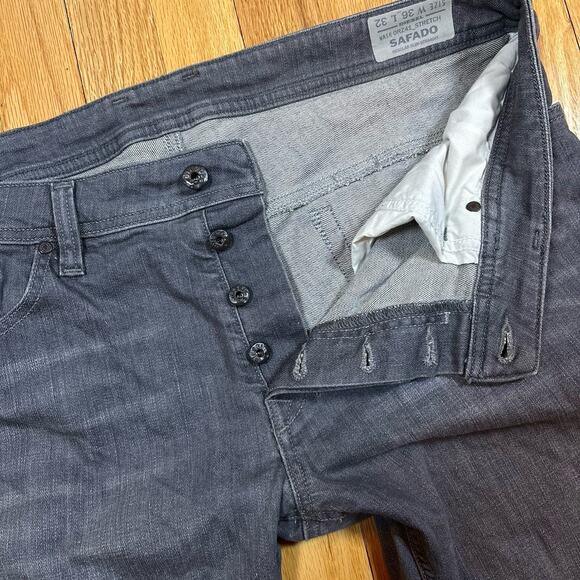 Diesel Safado Jeans Men’s 36x32 Gray Regular Slim Straight Stretch Denim USA - Picture 9 of 16